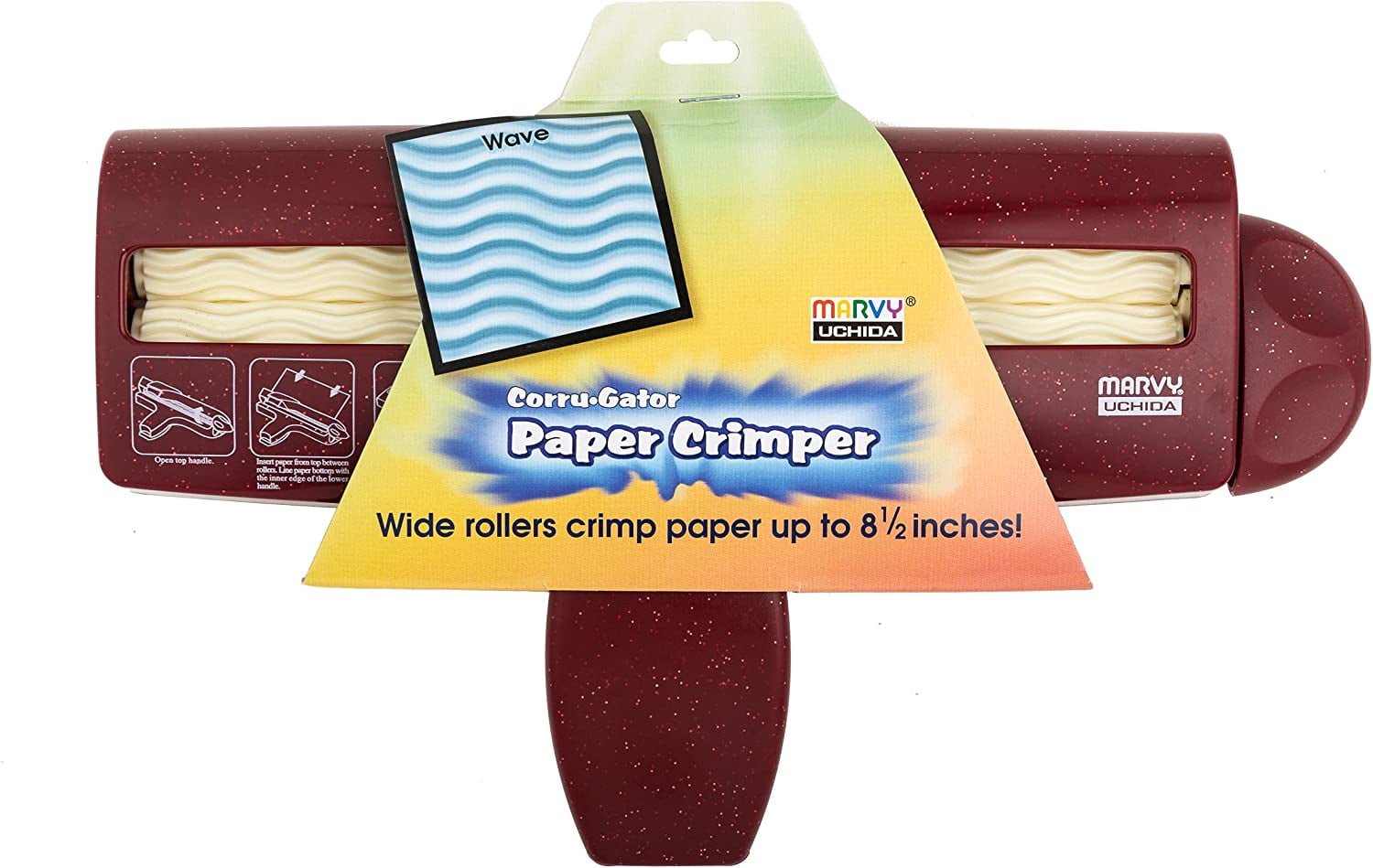 UCHIDA CorruGator Paper Crimper 8.5"Wave