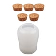 thumbnail image 4 of DINHEAROM Resin Jar Molds Storage Bottle Making Mold Multi 1 Set 2.7X3.4In Silicone, 4 of 8