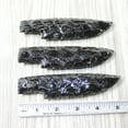 thumbnail image 3 of 3 Obsidian Ornamental Knife Blades  #8655    Mountain Man Knife, 3 of 5