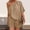 A-Khaki, variant on Mqqzkk Women'S Summer Jumpsuit With Slanted Shoulder And Sleeves Solid Color Jumpsuit Straight Leg Romper Shorts