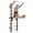 Black, variant on Shininglove Swedish Ladder Wall Gym with Pull Up Bar and Dip Bars, 10 Solid Beech Rungs, 440 lbs Wall-Mounted Stall Bars for Adults and Kids