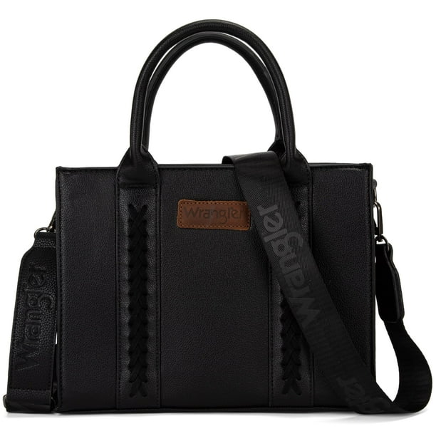 Bolsa Montana West Wrangler WG70-8120DBK para mujer, color negro