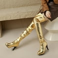 thumbnail image 1 of Aqestyerly Bottes pour Femmes Chaussures d'Hiver Aguichant à Talons Hauts Fins, 1 of 5