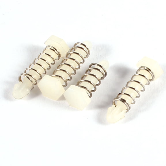 4 x Plastic Hexagonal Head 3mm Rod Dia Fix Fixation Bolts Connector Fasteners