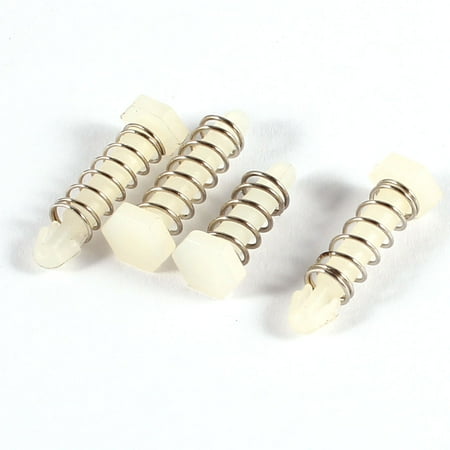 High Performance Rod Bolts - 4 x Plastic Hexagonal Head 3mm Rod Dia Fix Fixation Bolts Connector Fasteners
