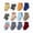 L101-C, variant on Toddlers Kids Non Slip Socks Grips Sticky Slippery Crew Socks for 1-7 Years Old 12 Pairs Children Boys Girls Socks(L101-J,1-3 Y)