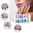 thumbnail image 4 of Nail Stickers for Women and Girls - Self DIY Decoration for Toe Nails Fresh Full Design Nail Polish Stickers, 4 of 8