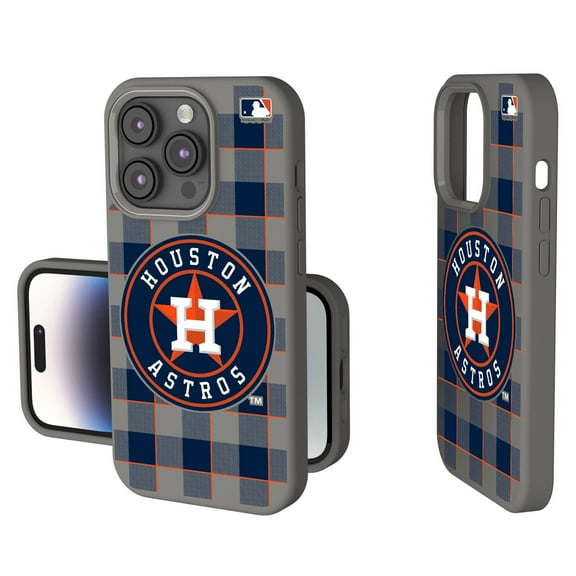 Keyscaper Houston Astros Plaid Soft Touch iPhone Case