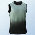 thumbnail image 4 of KPOPLK Mens Sleeveless Workout Tank Tops Quick Dry Athletic Muscle Tee Shirts Undershirts for Gym Running Size M,Light Gray, 4 of 5
