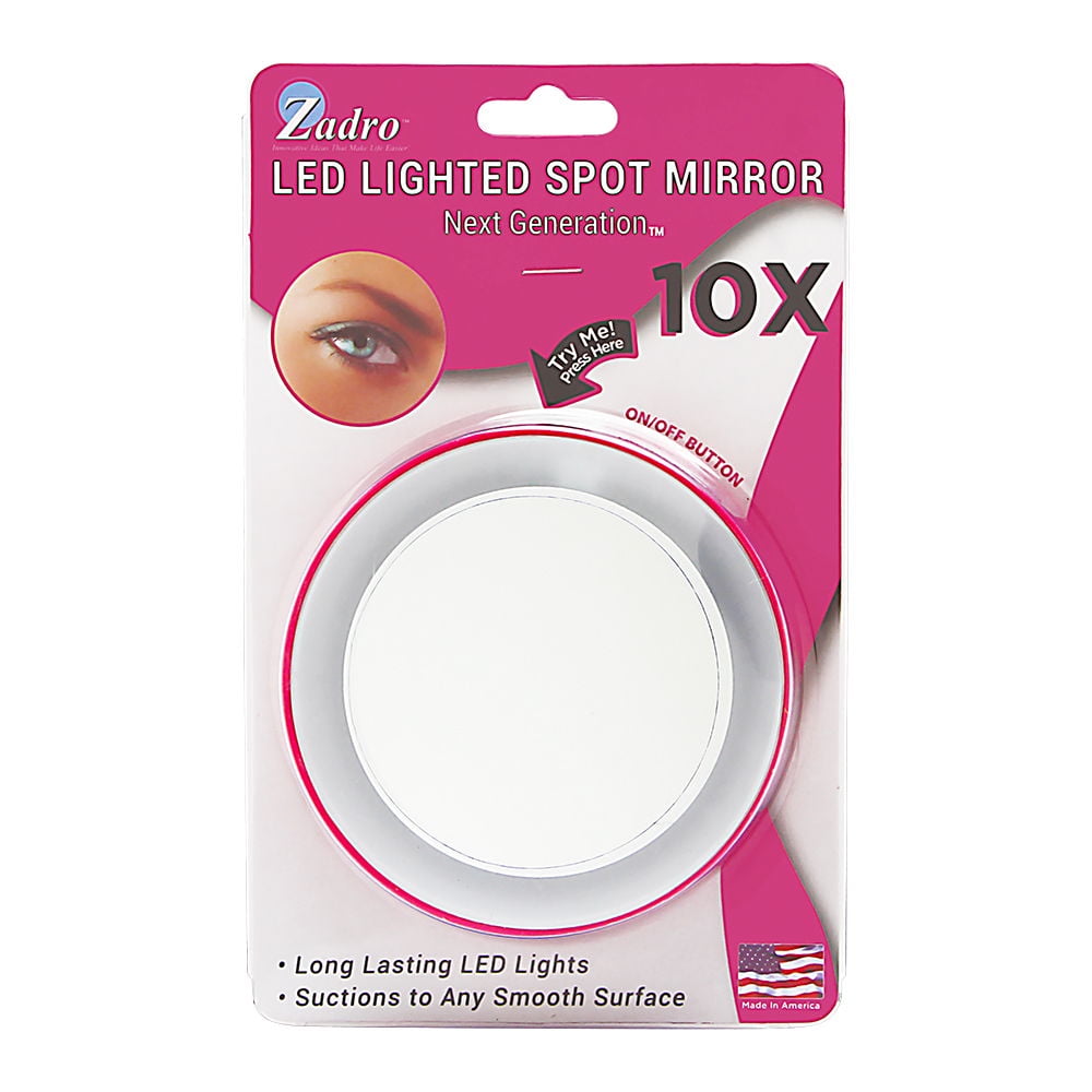 Zadro LED10X Zadro Travel LED Spot Mirror with 10x Magnification