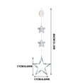thumbnail image 3 of Fiudx Lámpara con Ventosa, Decoración Navideña con Forma de Estrella Iluminada, Luz Led Blanca Cálida, Fácil de Instalar, Ideal para Ventanas, Puertas, Porches y Balcones, Ideal Como Regalo para Cele, 3 of 3
