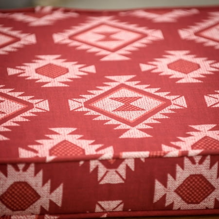 Coral Coast Southwest Outdoor Aztec Pattern Bench And Porch Swing