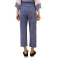 thumbnail image 2 of Jeans à Jambe Droite à la Mode Taille Haute Coupe Ajustée Denim Jeans Boyfriend Jeans Raccourcis, 2 of 2