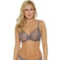 thumbnail image 5 of Women's Gossard 13001 Glossies Lace Sheer Bra (Raspberry Blush 36FF), 5 of 9