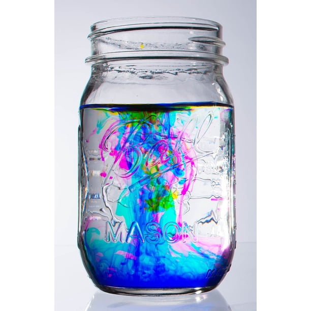 glass jar of water