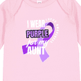 thumbnail image 4 of Inktastic I Wear Purple for My Aunt Lupus Awareness Boys or Girls Long Sleeve Baby Bodysuit, 4 of 5