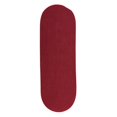 thumbnail image 1 of Colonial Mills Rug RV72R028X084 Reversible Flat-Braid Oval Braided Runner  Red - 2 ft. 4 in. x 7 ft., 1 of 1