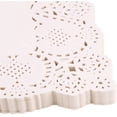 thumbnail image 3 of CPDD 200 pcs 10X14.5 Inch White Rectangle Lace Paper Doilies for Wedding Tableware Decorations Am011s2p200, 3 of 7