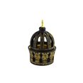 thumbnail image 1 of Calligraphy Style Closed Incense Bakhoor Burner - Black and Gold, 1 of 6