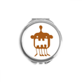 thumbnail image 1 of Créature Monstre Extraterrestre Universe Miroir Compact Rond Portable de Poche en Verre, 1 of 3