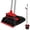 Orange, variant on Hand Push Sweeper Spinning Broom with Long Handle, Efficient Hand Sweeper Broom for Household Cleaning (Red)