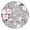285, variant on Floral Print Round Tablecloth with Elastic Fit, Durable and Lightweight Polyester, Fits 44-52 Inch for Indoor and Outdoor Table Use