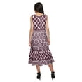 thumbnail image 3 of Moomaya Printed Cotton Long Dress For Womens Sleeveless Tiered Casual Summer Tunic, 3 of 6