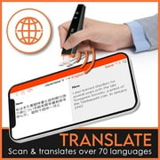 Scanmarker Air – Scan Translator Pen with Text-to-Speech and Multilingual Translation – Reading Tool for Dyslexia, Students & Professionals – Compatible with Mac, Windows, iOS & Android – Black