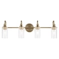 thumbnail image 5 of 55212CPZ Kichler Lighting Kavi - 4 Light Bath Vanity-10 Inch Tall and 31.5 Inch Wide-Champagne Bronze Finish, 5 of 6