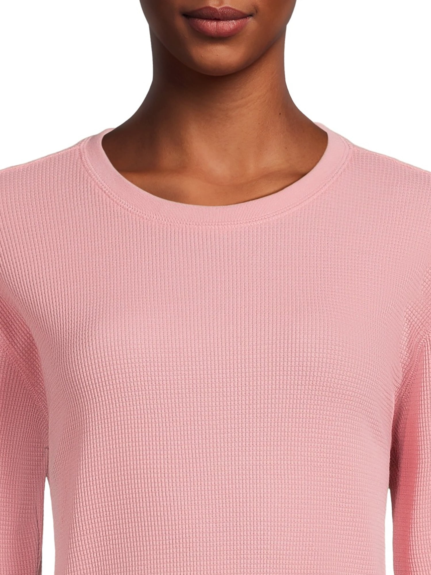 Time and Tru Women's Thermal Top with Long-Sleeves, 2-Pack, Sizes XS-XXXL
