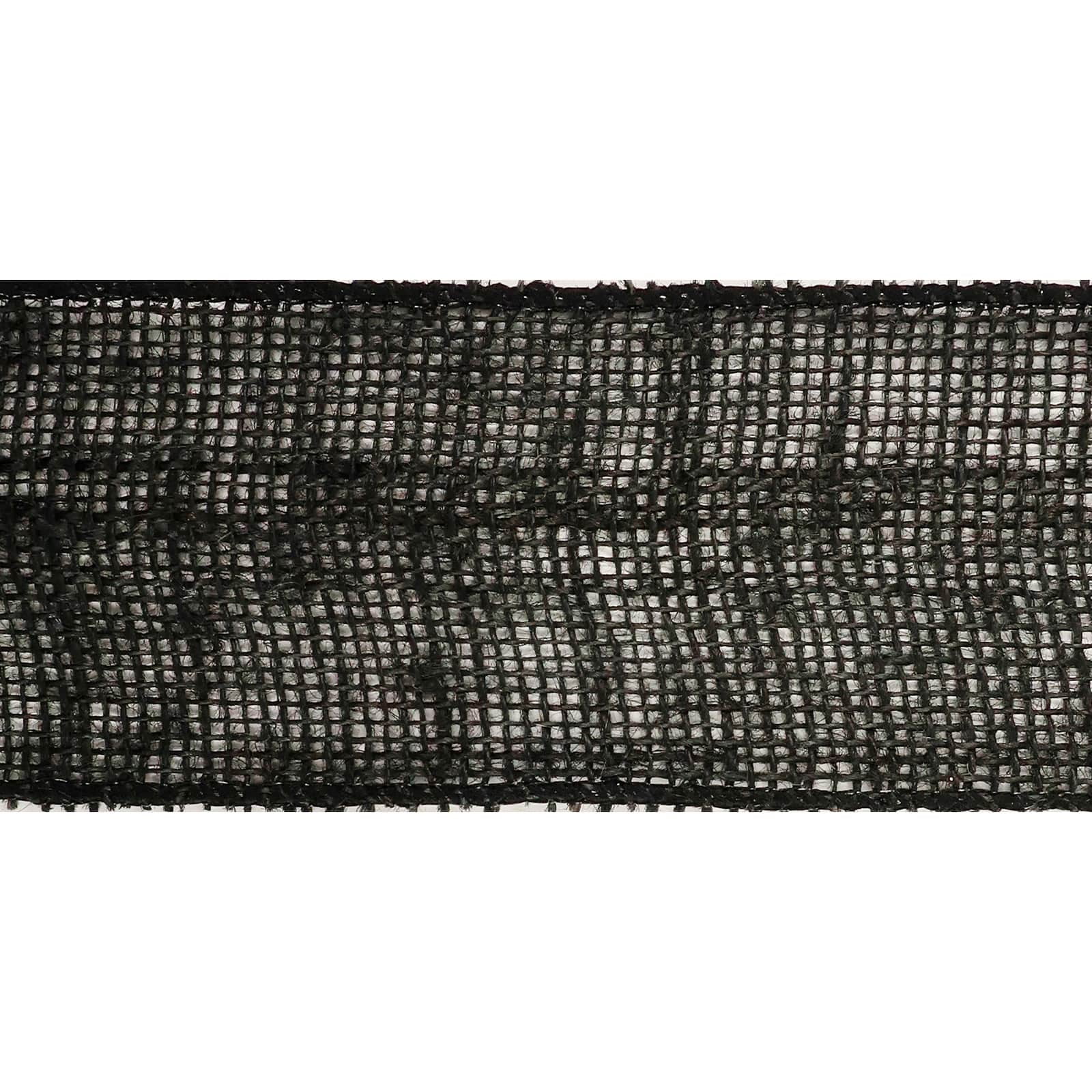 12 Pack: 2.5" x 25ft. Faux Burlap Wired Ribbon by Celebrate It