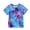 Blue, variant on Aboser Girls Neon Color T Shirts Size 14-16 Unisex Kids Tie Dye T Shirts for Boys Girls Short Sleeve Colorful Tees Summer Casual Tshirt Aged 2-7 Years