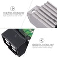 thumbnail image 3 of ELAYARD 5 Pcs Régulateur de Tension Moto avec Stabilisation de Puissance Argent, 3 of 8
