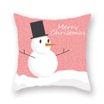 thumbnail image 1 of Advancent Funda de almohada de 2 piezas con estampado de elementos navideños, decoración de funda de almohada de poliéster lavable para sofá, funda de Kits de decoración para fiestas B-06728 Advancent HA007819-28, 1 of 6