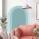 thumbnail image 1 of Calcomanía de pared con arco bohemio, decoración bohemia, arte geométrico, papel tapiz, pegatina extraíble para habitación infantil, puerta, cabecero, Cian, 1 of 8