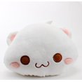 thumbnail image 3 of Muñeco de peluche súper suave y lindo con forma de gato, almohada para cama, muñeco para dormir (blanco), 3 of 4