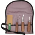 thumbnail image 1 of Juego de herramientas para tallar madera, juego de 5 piezas de cincel para tallar nogal, kit para tallar madera, afilador de cuchillos para principiantes, Kit de carpintería, 1 of 5