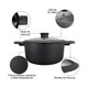 thumbnail image 3 of Olla Cacerola Cocina HUDSON 24cm Aluminio Antiadherente asas, 3 of 7