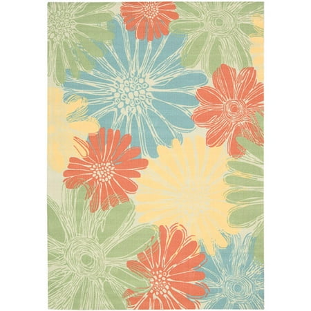 Nourison Home & Garden Ivory Indoor/Outdoor Area Rug