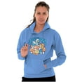 thumbnail image 3 of Vintage Smurf Just Be Cool Mushrooms Hoodie Sweatshirt Women Men Brisco Brands L, 3 of 6