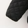thumbnail image 6 of ZMHEGW Coats For Women Fashion Casual Check Hooded Solid Color Long Sleeve Loose Warm Cotton Fall Jackets, 6 of 7