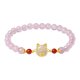 thumbnail image 1 of Pulsera Lucky Cat de cristal rosa para mujer con cuentas de ágata roja, 1 of 2