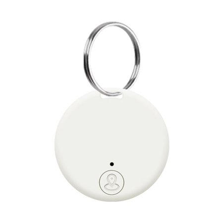 Key Portable Wallet Kids Pets Intelligent Positioning GPS Tracking Locator Anti-lost Device Tracking Device Bluetooth Tracker WHITE