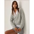 thumbnail image 2 of Relaxed Fit V-Neck Sweater, 2 of 5