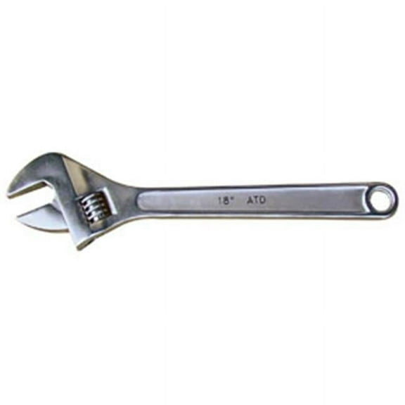 ATD Tools ATD-418 18 In. Adjustable Wrench With 1.87 In. Opening