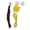 Leopard Print, variant on BIMZUC Adjustable Indoor Cat Toy for Doorways, Traceless Hook Bouncing Teaser with Rabbit Hair Green Tail Feather, 3.94 inches / 10 cm, Feline Exercise