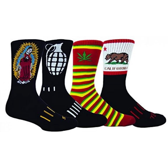 MOXY Socks The Skater Crew 4-Pack