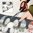 thumbnail image 6 of Yayeee Faucet Mat for Kitchen Sink 30" Diatomite Long Splash Guard Pad, Green Snowmen, 6 of 7