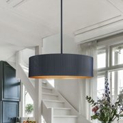 ICH1119A03BK22 Canarm Inc Rexton - 3 Light Chandelier-56.63 Inches Tall and 22 Inches Wide
