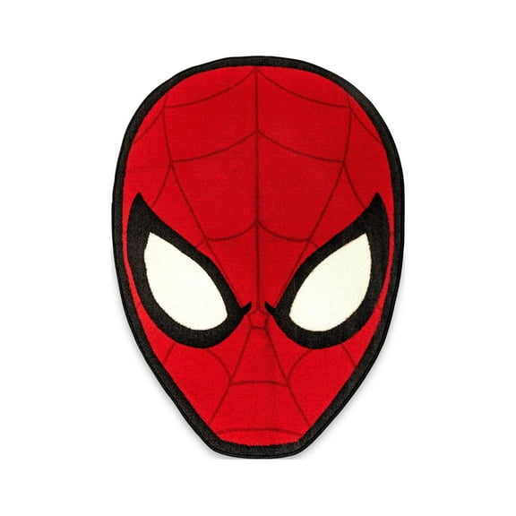 Marvel Spider-Man Mask Printed Area Rug | 52 x 35 Inches